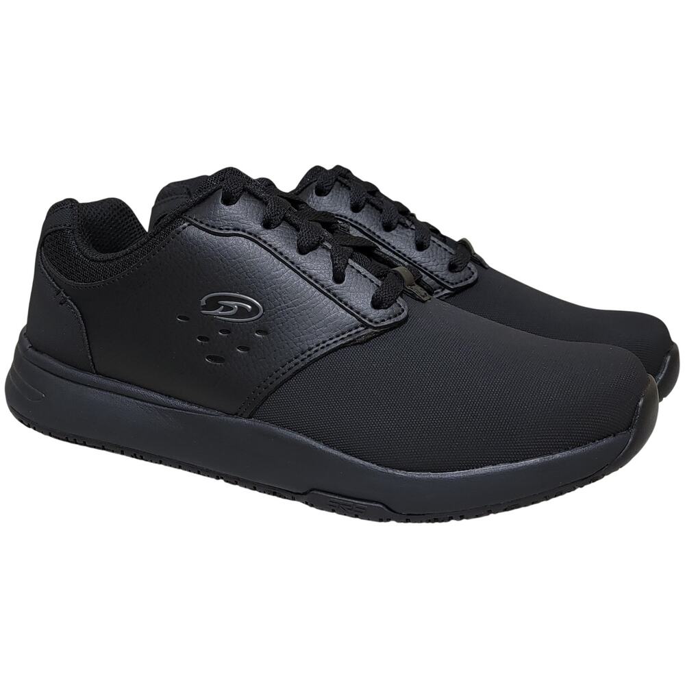 Dr Scholls Men Intrepid Slip Resistant Work Lightweight Sneaker Sz US 10M Black